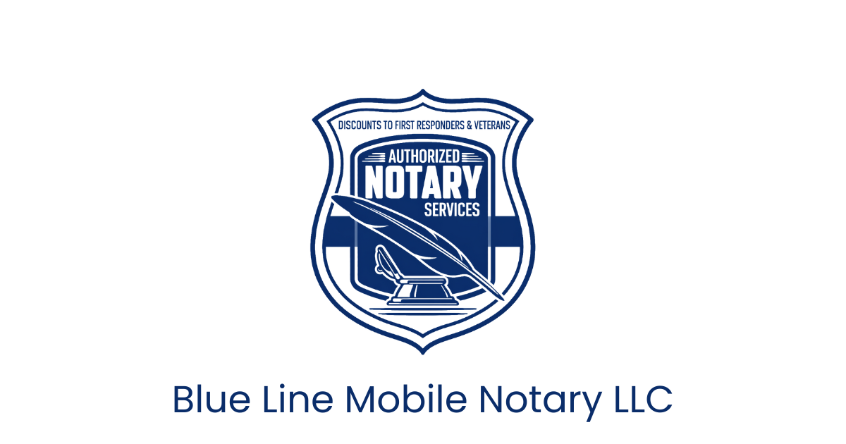 Blue Line Mobile Notary LLC | Professional Notary Services